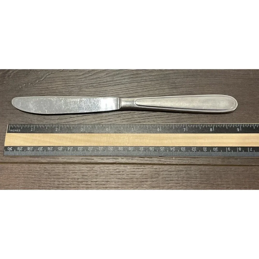 Oneida‎ Peninsula Jordan Castle Laura Solid Knife Satin Handle Flatware Set Of 7
